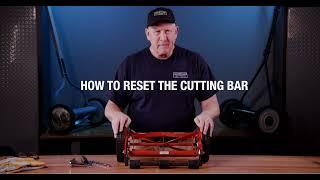 How To Reset Your Reel Mower Cutting Bar