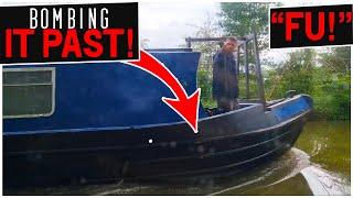 SPEEDING Narrowboat Gives Me The FINGER! Cruise to Bascote Wharf