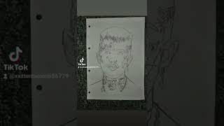Drawing of lil peep crybaby rip legend #rapper #art #illustration #legend #rip #lilpeep