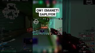 QW1 EMANETİ CİKARİYOR #valorant #valorantclips #shorts #gaming