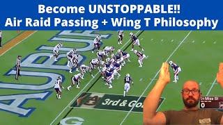 Spread Air Raid Wing T Passing Concepts