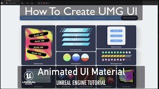 How To Create UMG UI in Unreal Engine - Animated UI Material