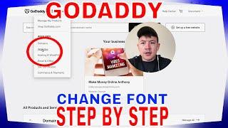   How To Change GoDaddy Website Font 