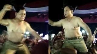 Prabowo Diarak Telanjang Dada, Tunjukkan Sehat Fisik Siap Jadi Calon Presiden