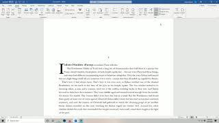 How to Typeset your Paperback on MS Word