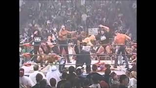 Sting's Army attacks the nWo (WCW Nitro 13/10/1997)