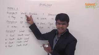 Analogy | Model 1: Word Analogy | Reasoning Ability | TalentSprint Aptitude Prep