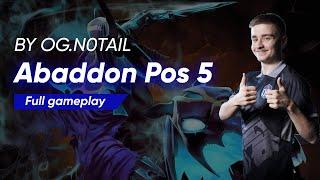 OG.N0tail Abaddon Hard Support | Full Gameplay Dota 2 Replay