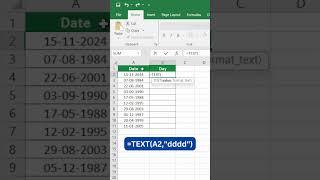 How to Extract Day From a Date in Excel | Quick Tutorial