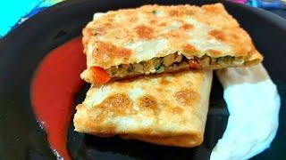 Arabic Paratha | Murtabaq | Street Food Paratha | Murtabak | by Bawarchi Khana #ramadan2021