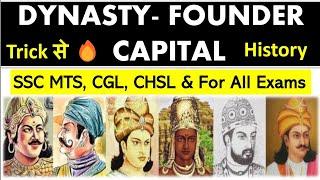 Dynasty & there Founder || राजवंश और उनके संस्थापक || Tricks