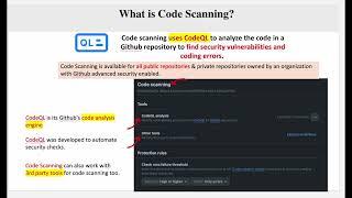 Introduction to Code Scanning - GitHub Advanced Security