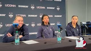 Paige Bueckers, KK Arnold, Azzi Fudd: UConn women's basketball postgame (Providence) - 12/29/24