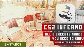 CS2 Inferno - All B EXECUTE Nades You Need To Know in 8 Minutes 20 Seconds!