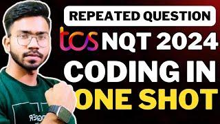 Complete TCS NQT  Coding Question in ONE SHOT |  WATCH THIS Before TCS NQT Exam 2024
