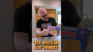 Patriotic Twinkies?! First Time Trying Red, White, and Blue Twinkies!  | Taste Test Adventure 