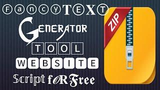Fancy text generator tool what for free, stylish text generator script for free