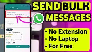 Send Bulk Messages on Whatsapp - Whatsapp Bulk Message Sender