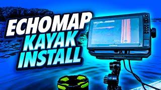 Garmin Echomap Fish Finder Kayak Install - Mount - Power - All Sizes