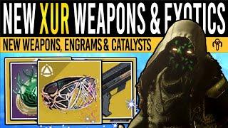 Destiny 2: XUR'S EXOTIC LOOT & NEW WEAPONS! Class Items, Exotics, Weapons & Armor (6th Dec)