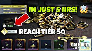 REACH TIER 50 IN JUST 5 HRS! | How to tier up faster in sesson 6 codm