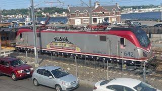 The trains and boats of New London, Ct.  Train and boat horn heaven!!!! 6/25/24