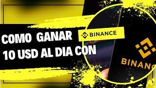 Como generar ingresos pasivos con binance haciendo staking 2023 - 10 usd al día