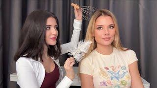 Real Person Hair Play, Back Scratching & Massage ft. @StarlingASMR  ~ ASMR Personal Attention