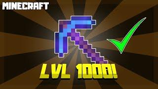 MINECRAFT | How to Get Efficiency 1000 Pickaxe!