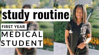 Medical Student STUDY ROUTINE | memorization, notes, strategy