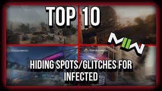 Top 10 Hiding Spots/Glitches For MW2 Infected