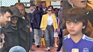 SRK With Family - Wife & Son Reached Jamanagar For Ambani New Year Party 2024