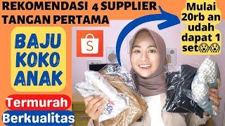 REKOMENDASI SUPPLIER BAJU KOKO ANAK MUSLIM TANGAN PERTAMA TERMURAH DI SHOPEE BISA DROPSHIP / STOK