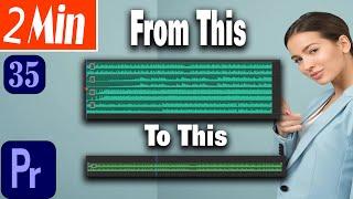 How To Nest Audio Video Layers in Premiere Pro CC 2023 (Tutorial) - Class 35