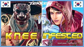 Tekken 8 ▰ KNEE (Heihachi) Vs INFESTED (Zafina) ▰ Ranked Matches