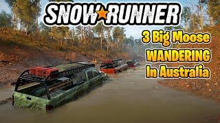 SnowRunner: 3 Big Moose WANDERING In Australia... | Top Gear Ep. #56