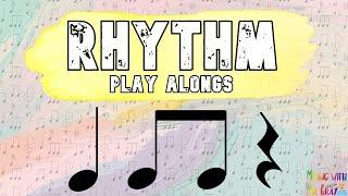 Rhythm play alongs - Crotchet, Quavers & Rest | Quarter note, Eighth notes & Rest | Ta, Titi & Rest