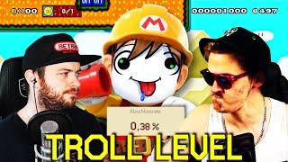 YouTuber vs GLPs Troll Level in Mario Maker 2