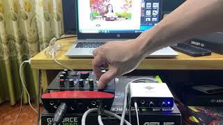 Test Sử Dụng Box Live M2 Mới Nhất 2024 Với sound card icon