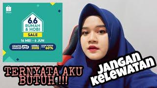 SHOPEE 6.6 RUMAH DAN HOBI SALE | Haul Time Mulai Harga 800rupiah