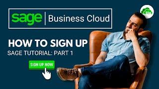 Sage Accounting Tutorial: How to sign-up for Sage cloud accounting