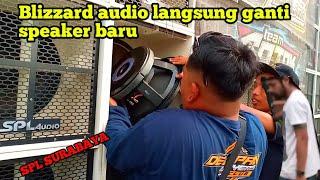 Blizzard audio langsung ganti speaker baru dari SPL SURABAYA AUTO HOREG POLLL