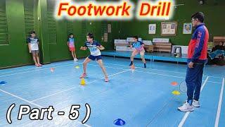 Do This To Improve FOOTWORK ( Part - 5 ) Badminton Training