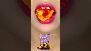 Desi closer food eating sounds - HOT N CRUNCHY BINGO CHIPS #asmrsounds #shorts