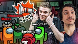 DEUX GAMES INSANE EN IMPOSTEUR AVEC MAREX | Among Us ft Sardoche, Crocodyle, ImSoFresh, Targamas...