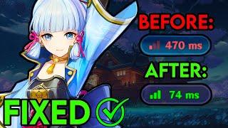 HOW TO REDUCE PING!! | Genshin Impact Fix  (2021)