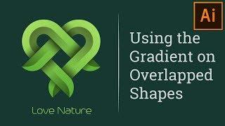 How to Design a Overlapping Gradient Logo in Illustrator Tutorial