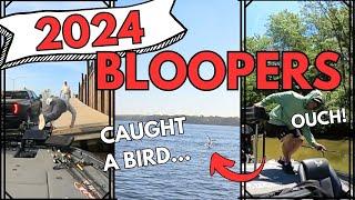 Bass Fishing Bloopers & Fails - 2024