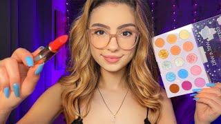 ASMR BESTIE Does Your Makeup FOR A DATE  LUXURY MAKEUP BRANDS  Layered Personal Attention  