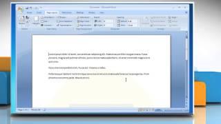 How to add a picture watermark in Microsoft® Word 2007 :Tutorial